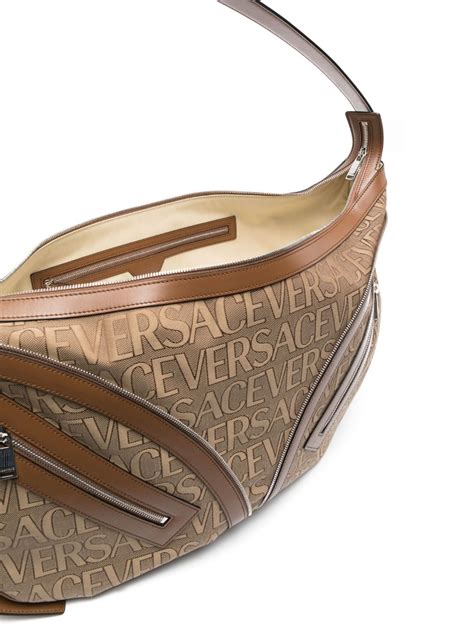 versace waist bag|versace shoulder bag women's.